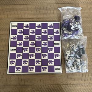 Kansas State college football helmet checkers - Vintage (1994)